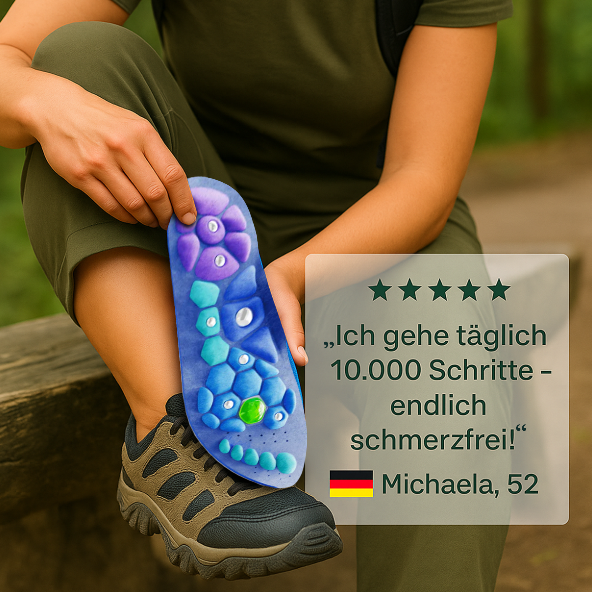 ThermoSole – Einlegesohlen mehr Energie | Regt Stoffwechsel an & verbessert Haltung | Ergonomisch für Alltag & Beruf