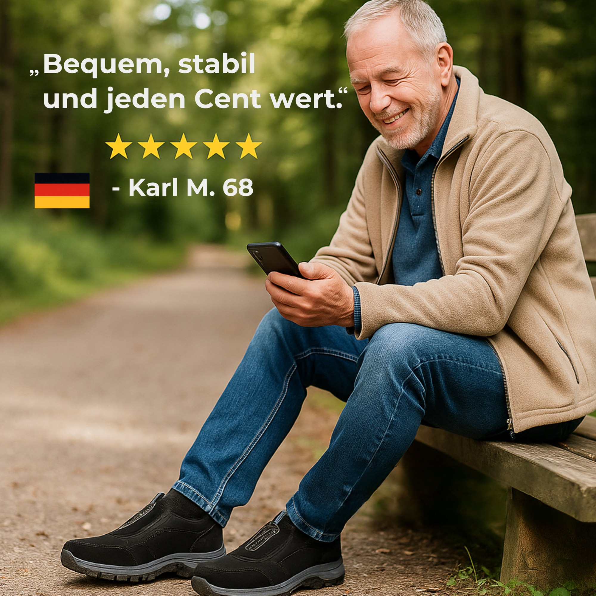 OrthoGo – Schmerzlinderung Komfortschuh | stoßdämpfend atmungsaktiv rutschfest | Alltag & Fußprobleme Damen Herren