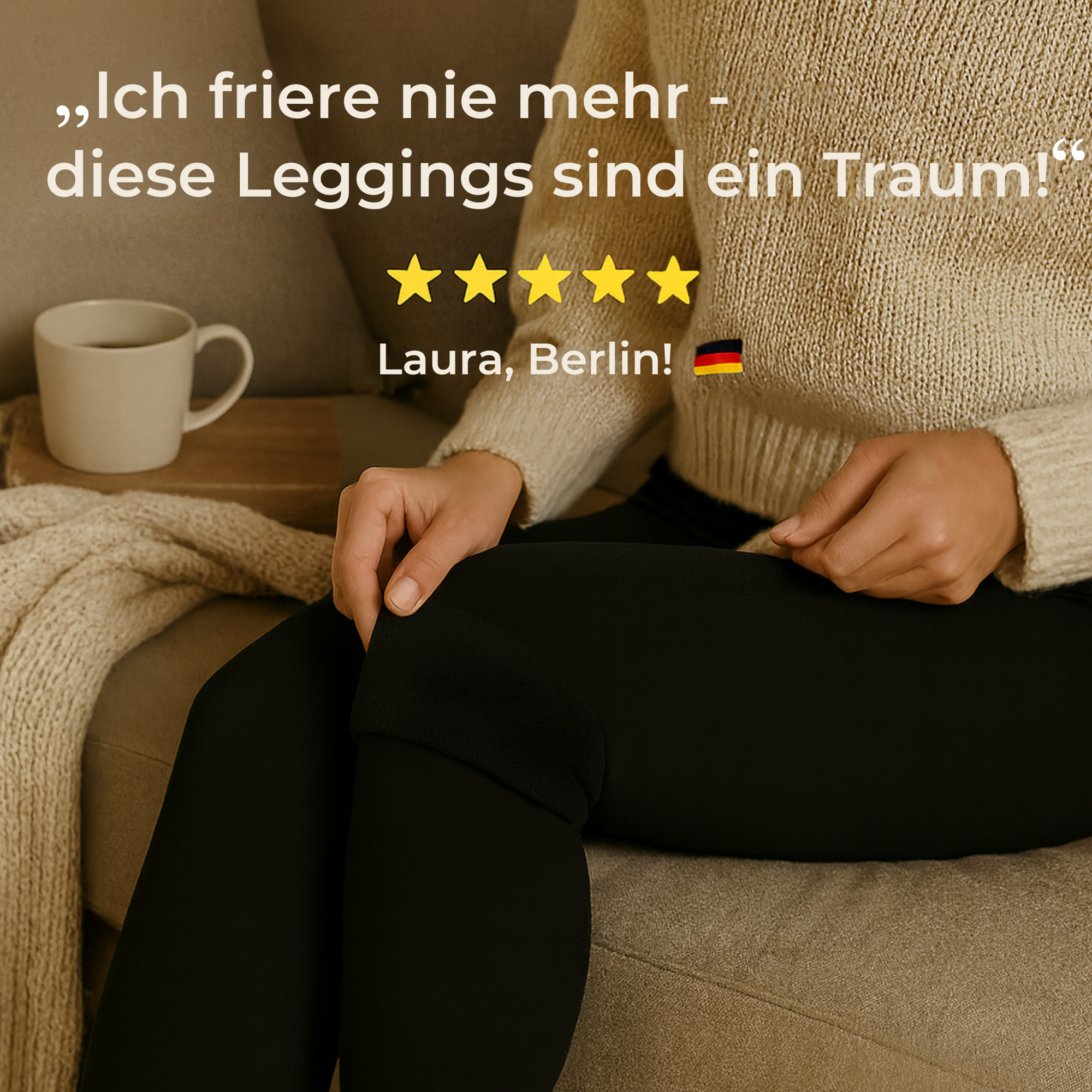 ThermoPants – Thermoleggings Damen | fleecegefüttert atmungsaktiv | Winterkomfort für Outdoor und Alltag