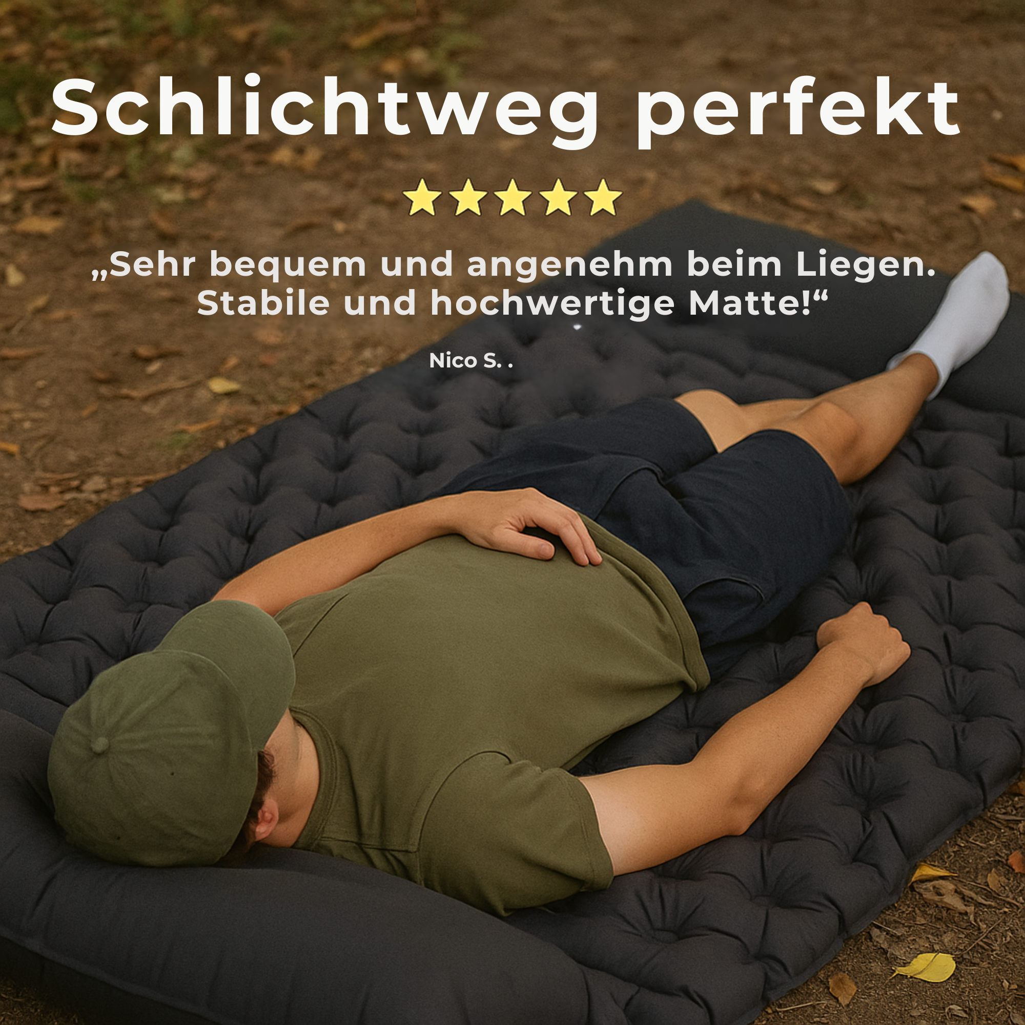ComfoBed – Camping Luftmatratze | schnell aufblasbar & isolierend | ultraleicht & kompakt – Outdoor & Trekking