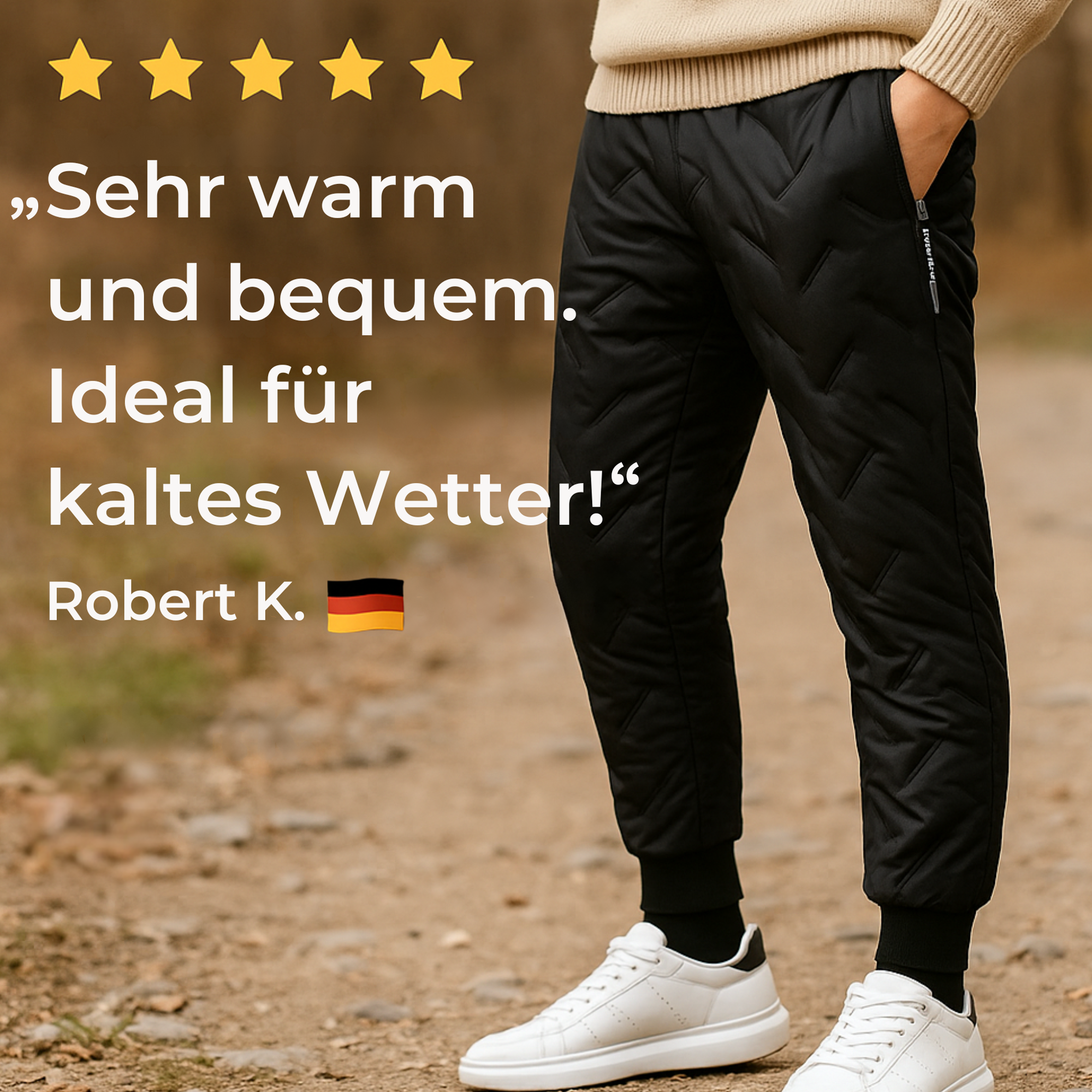 HeatLine – Thermo Jogginghose | isolierend & wärmend leicht & flexibel | Outdoor-Freizeit & Home-Comfort