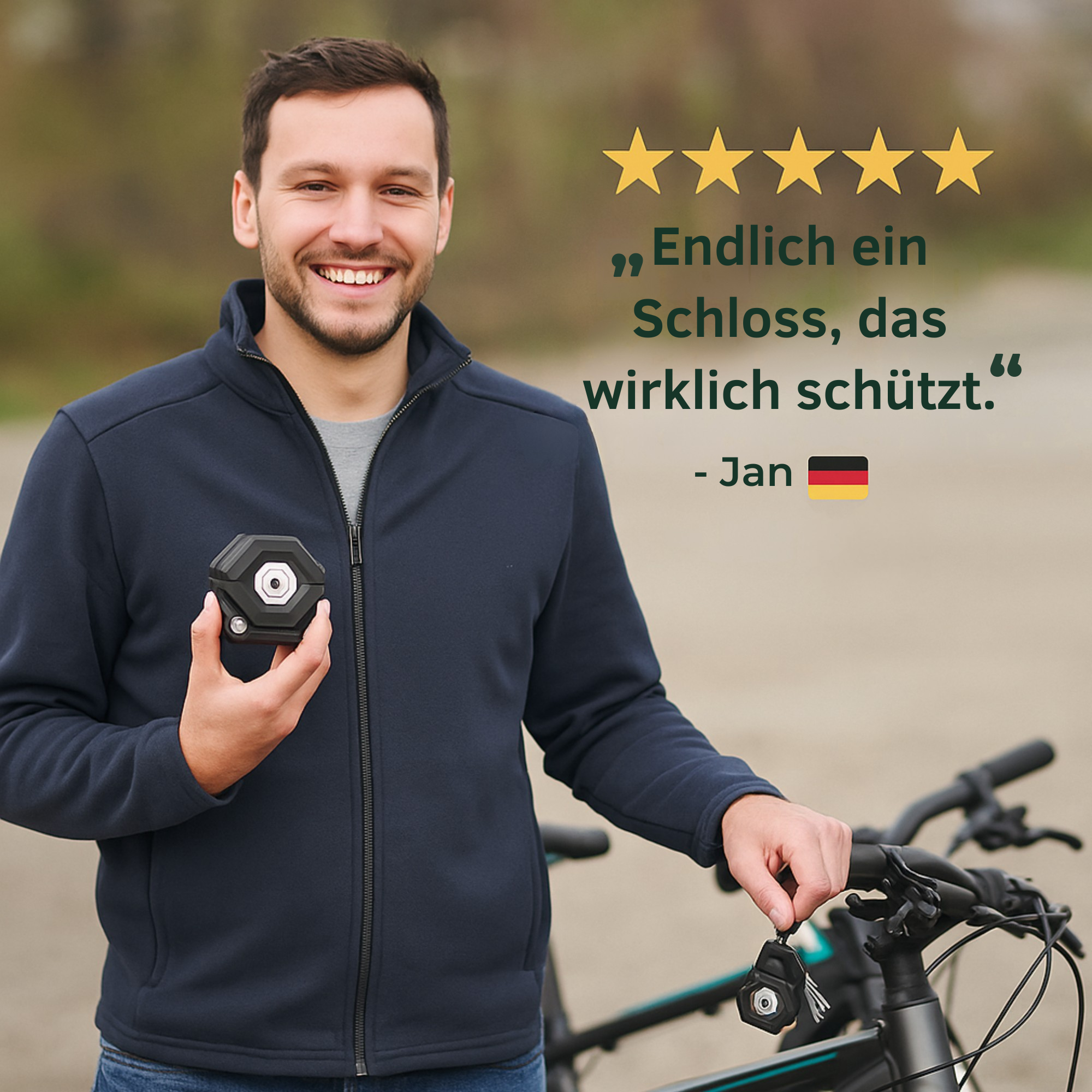 SteelShield – Faltschloss Fahrrad Sicherheit | gehärteter Stahl rostfrei | Pendler & Stadtfahrradfahrer