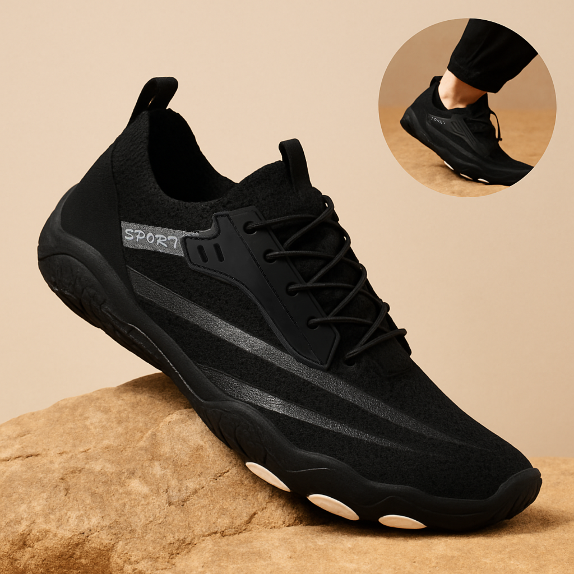 FlexSole – Barfußschuhe | Schmerzlinderung Flexible Sohle | Alltag & Orthopädische Unterstützung