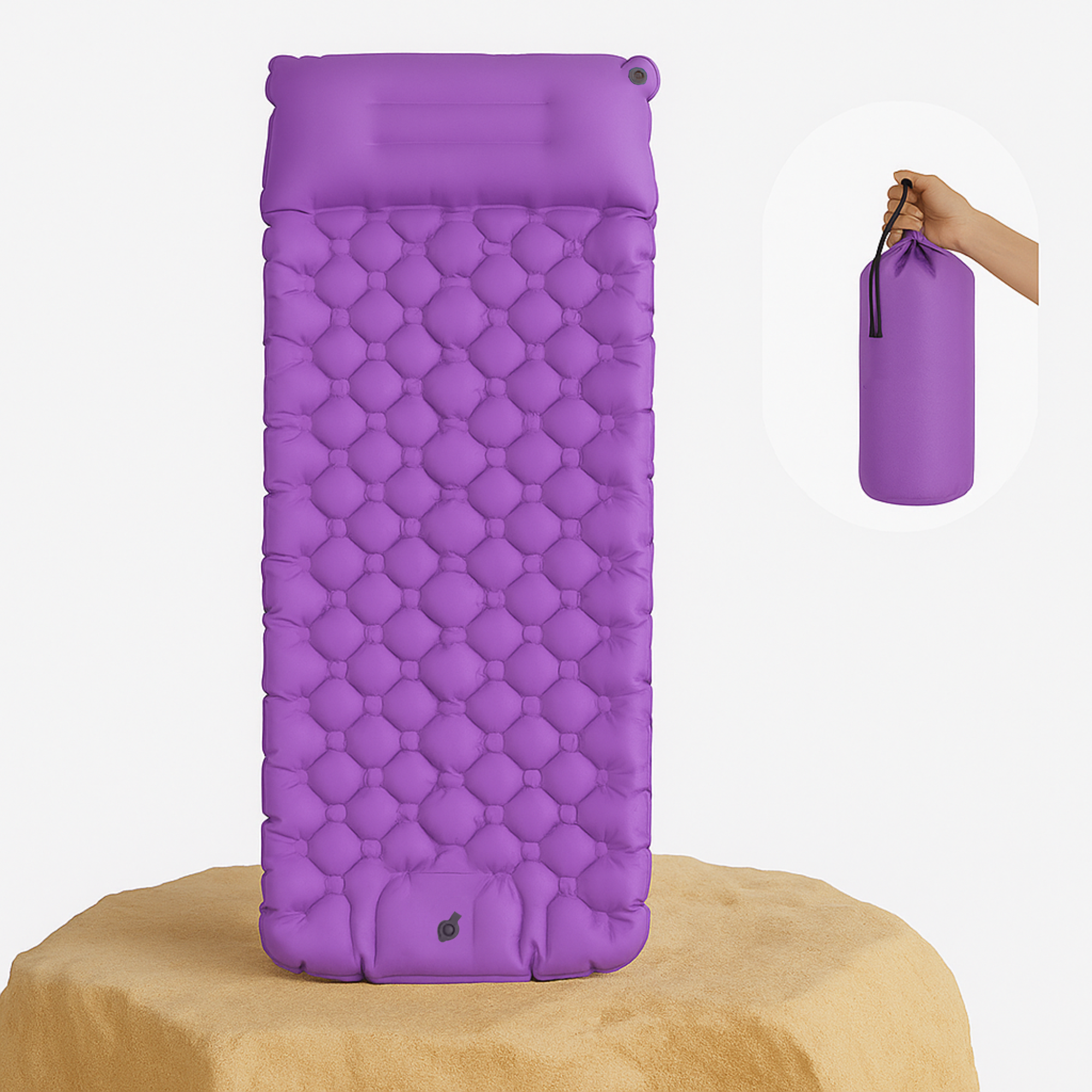 AirEase – selbstaufblasbare Isomatte | 8 cm Komfortdicke wasserfest | ultraleicht & kompakt für Camping & Festival