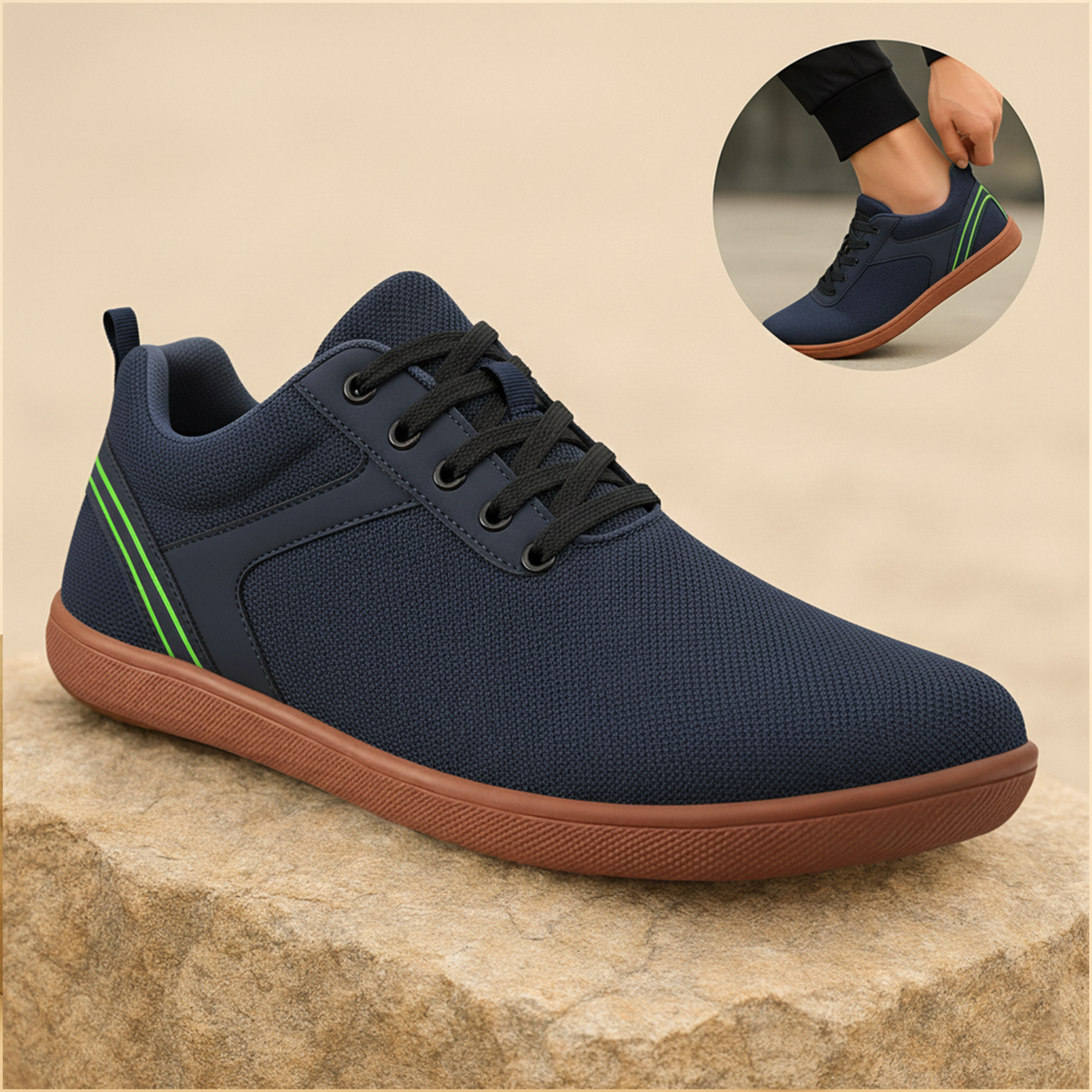 BalanceStep – Barfußschuhe Alltag | Nullabsatz & breite Zehenbox | Atmungsaktiv rutschfest | für schmerzfreies Gehen