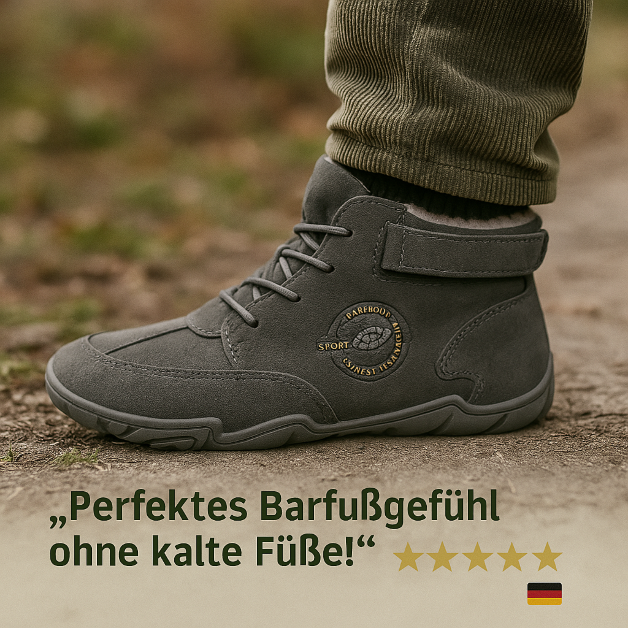 OrthoLyn – Barfußschuhe gegen Fußschmerzen | Atmungsaktiv & mit Dämpfung | Ideal bei Fersensporn & Alltag