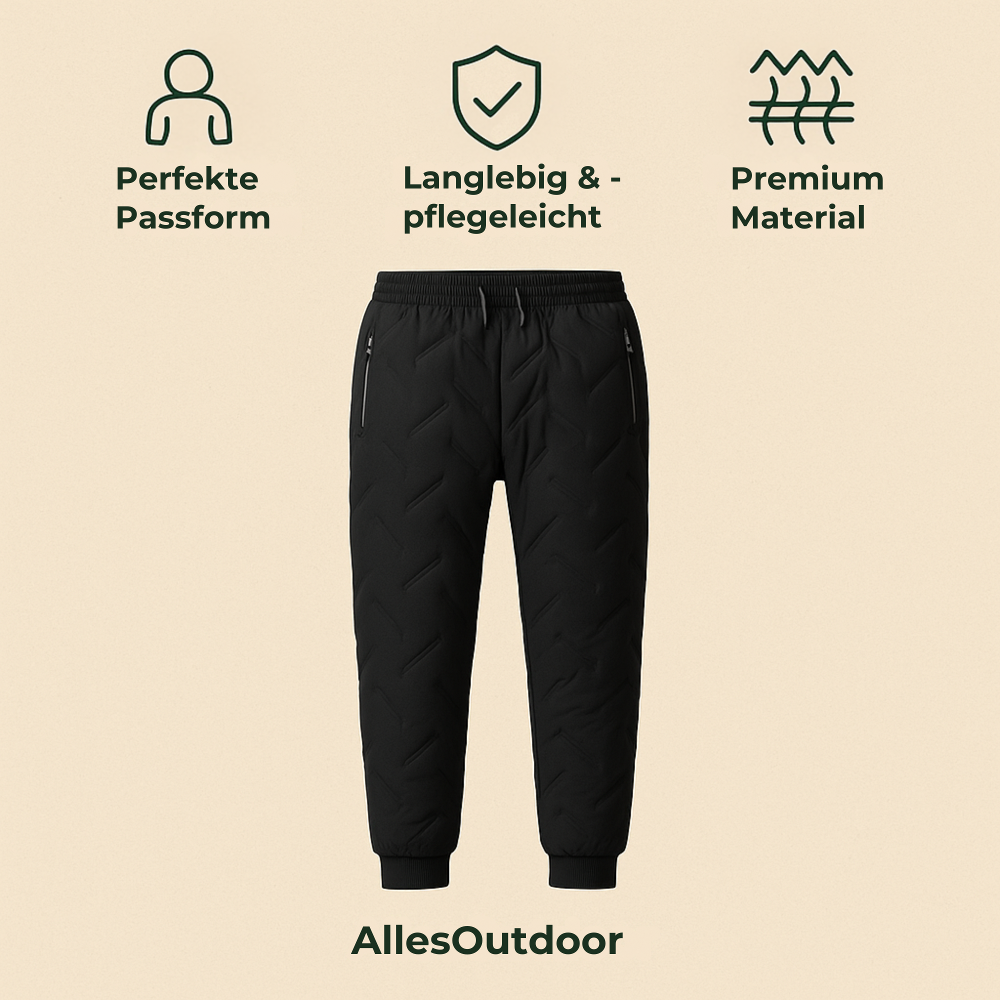 HeatLine – Thermo Jogginghose | isolierend & wärmend leicht & flexibel | Outdoor-Freizeit & Home-Comfort