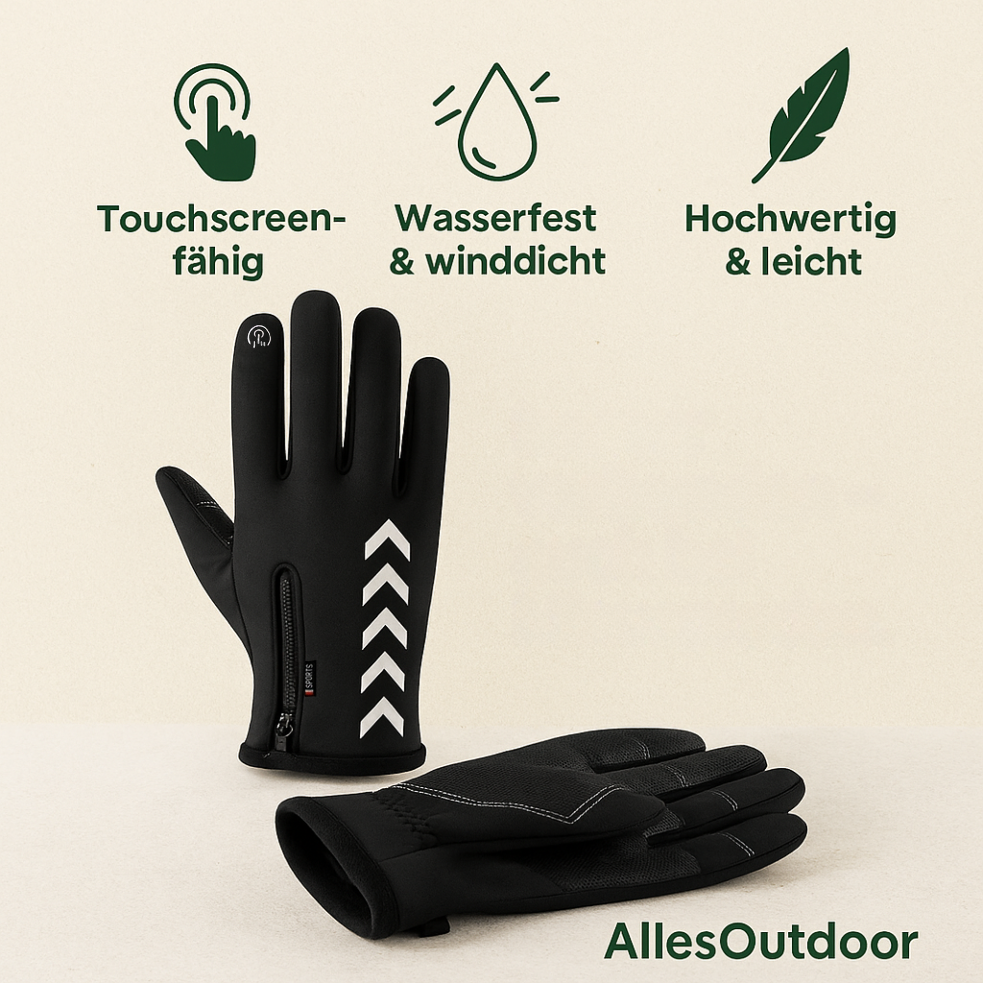 FrostGuard – Thermo-Handschuhe wasserdicht | Touchscreen-fähig rutschfest | Für Winter, Outdoor & Alltag