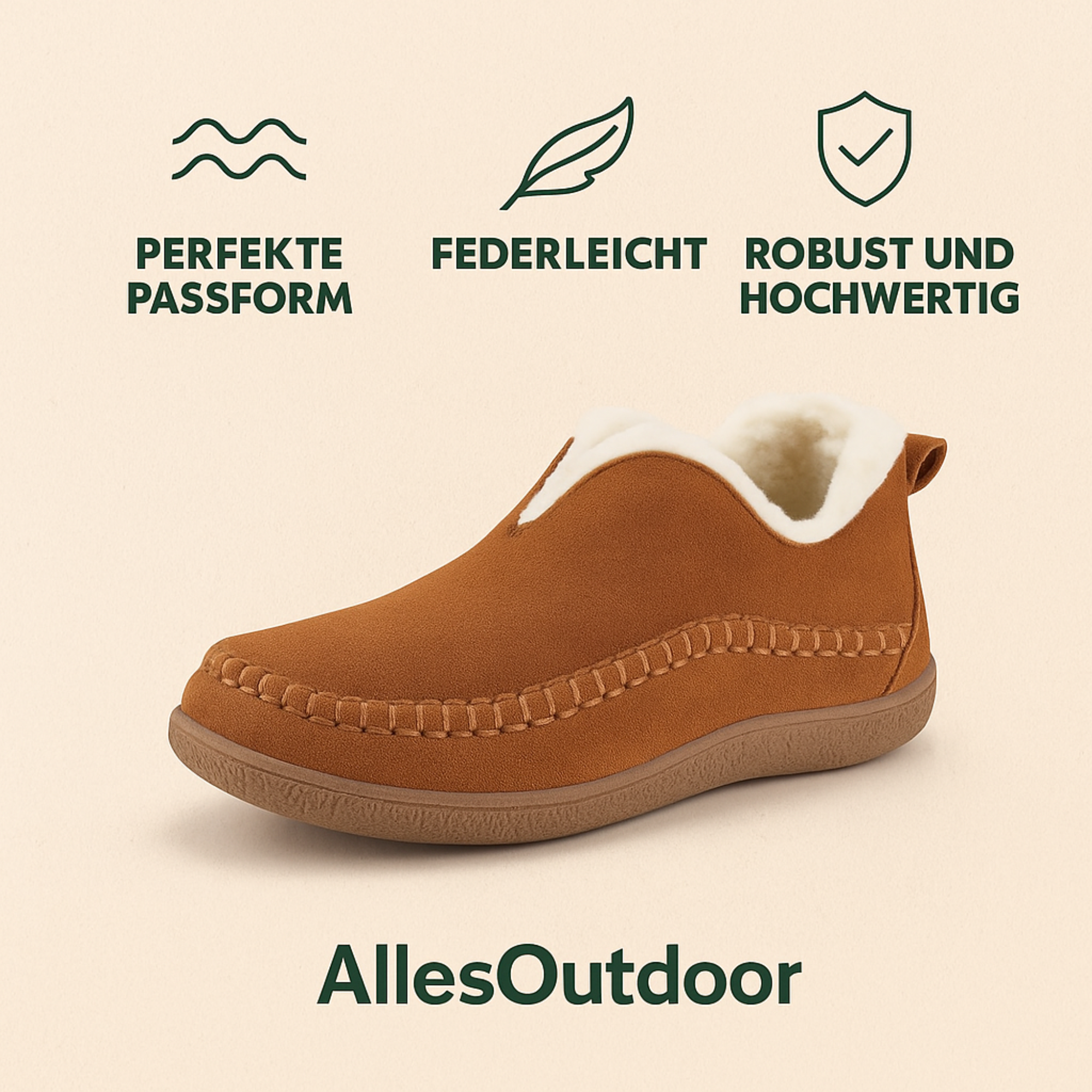 FlauschFit – Wärmeisolierte Komfort-Hausschuhe | Orthopädisch, atmungsaktiv & rutschfest | Für kalte Tage & Schmerzfüße