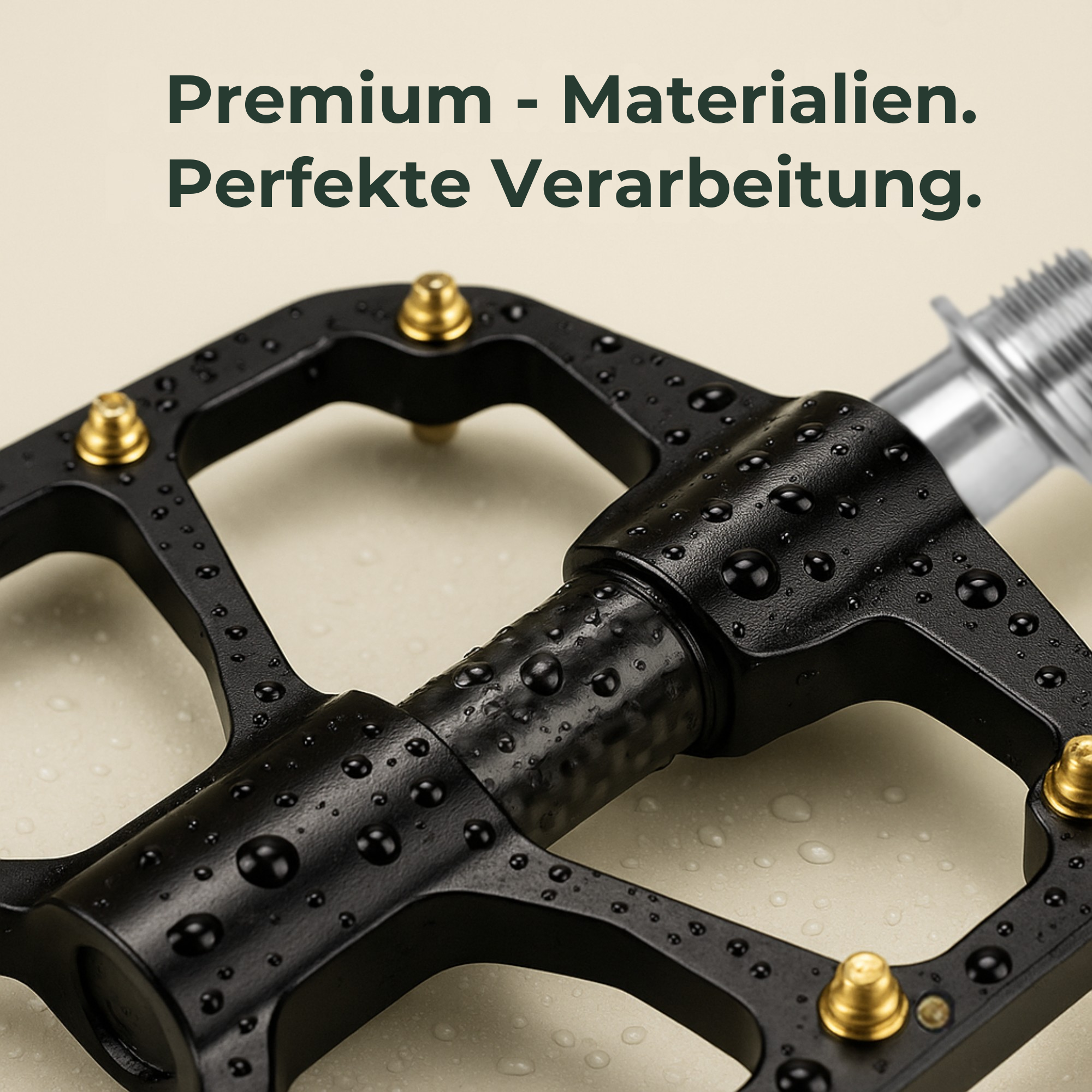 PedalGrip – Anti-Rutsch Fahrradpedale | Grip Oberfläche + Reflektoren | für City & Trekking