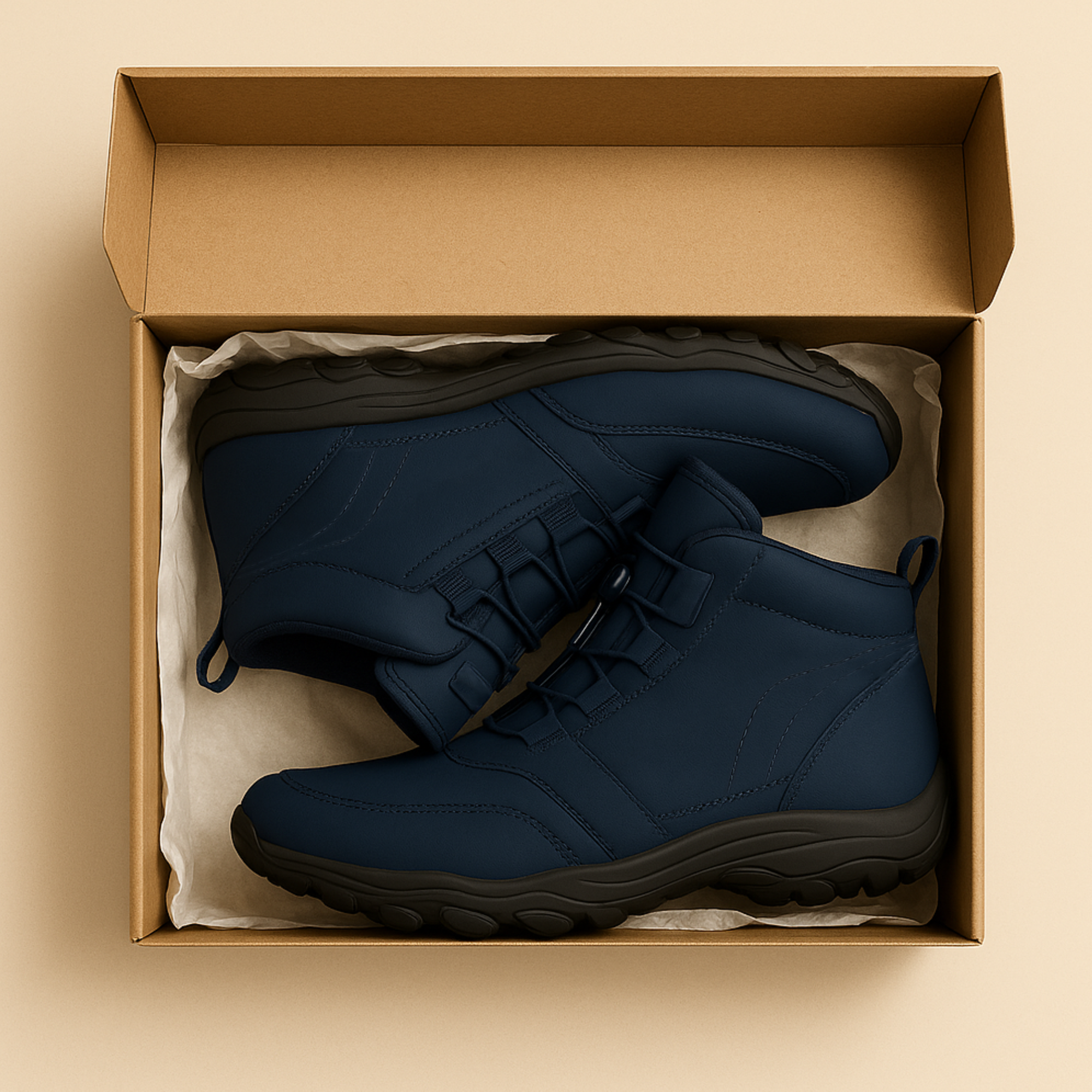 WarmGuard – Winter Barfußschuhe | warm gefüttert wasserabweisend rutschfest | für Alltag, Outdoor & gesunde Fußhaltung