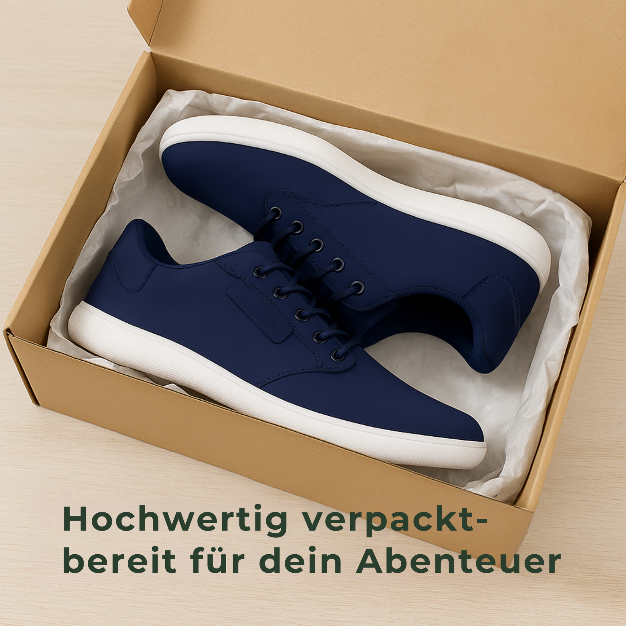OrthoSneak – Orthopädische Barfuß Sneaker | Breite Zehenbox & flexible Sohle | Komfort für Damen & Herren