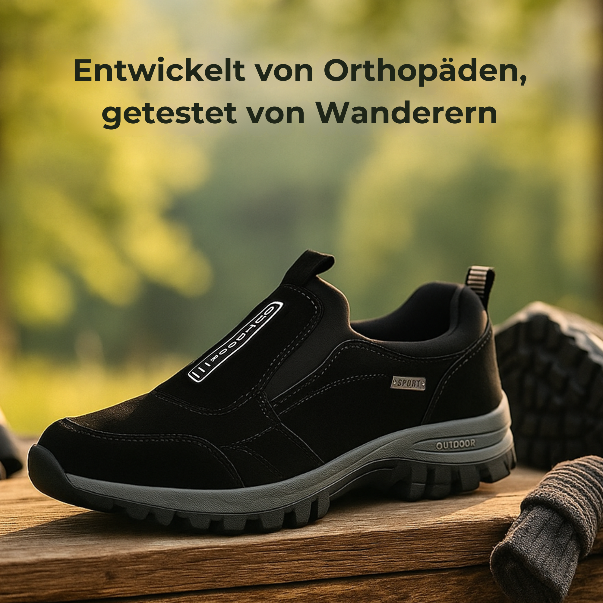 OrthoGo – Schmerzlinderung Komfortschuh | stoßdämpfend atmungsaktiv rutschfest | Alltag & Fußprobleme Damen Herren