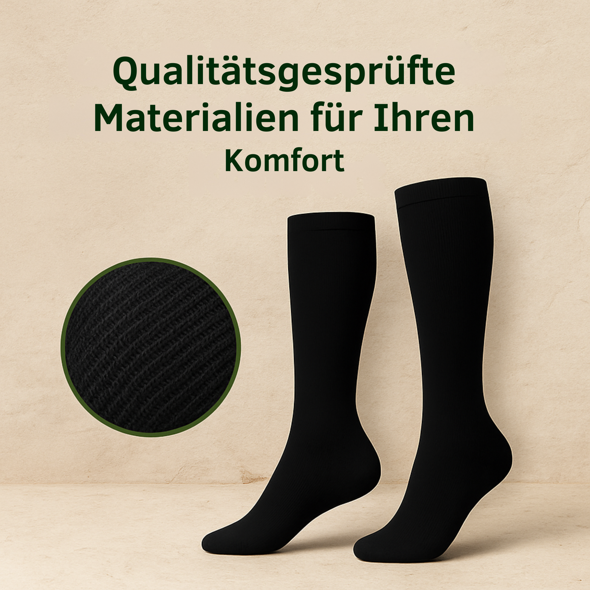 VenoFit – Kompressionssocken gegen Schmerzen | Atmungsaktiv & elastisch | Für Sport, Reisen & lange Arbeitstag