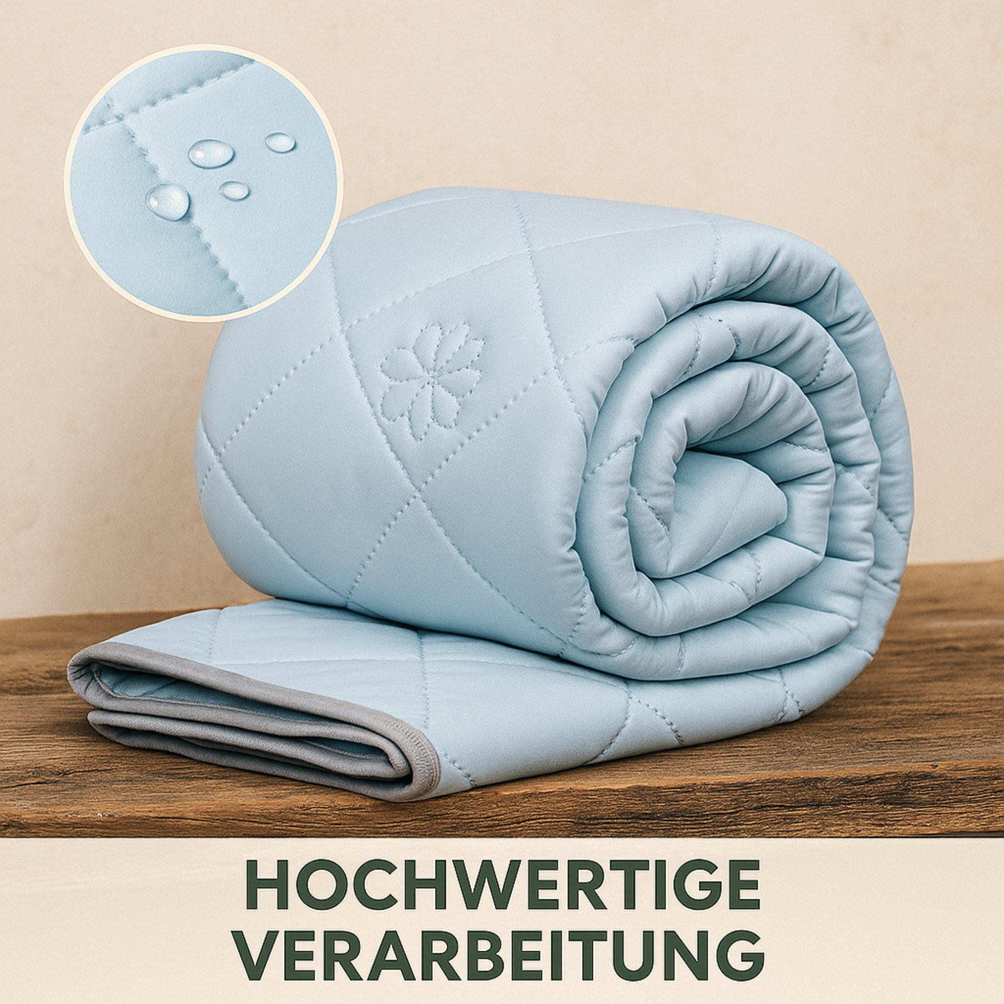 CoolNest – Kühldecke für den Sommer | 100x150 | 5 °C kühler & atmungsaktiv | Gegen Schwitzen beim Schlafen