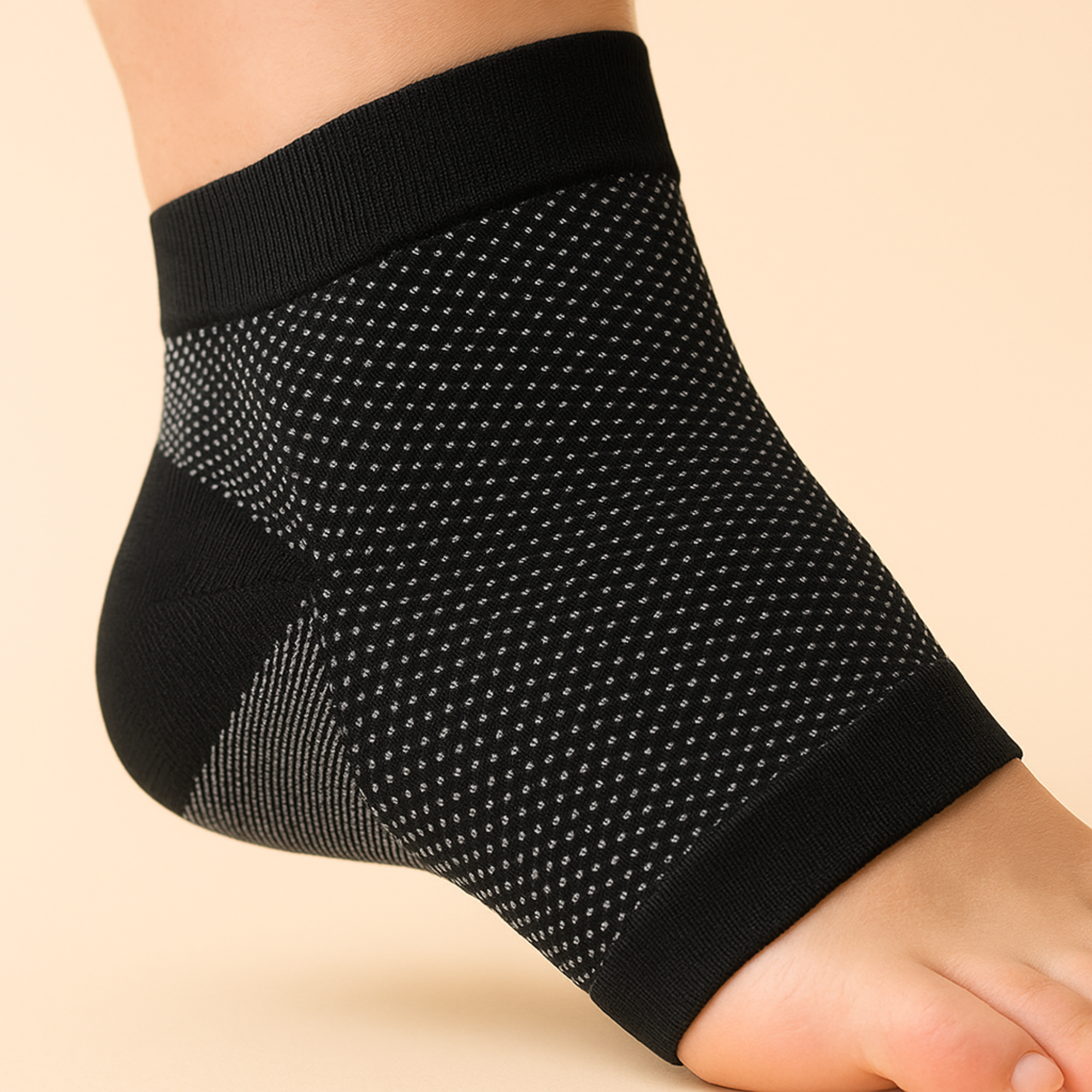 FersenWell – Schmerzlindernde Orthopädische Socken | Kompression & Atmungsaktiv | Für Fersensporn, Plantarfasziitis & Alltag