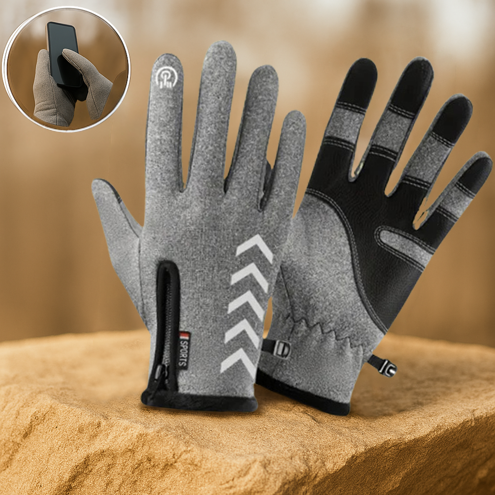 FrostGuard – Thermo-Handschuhe wasserdicht | Touchscreen-fähig rutschfest | Für Winter, Outdoor & Alltag