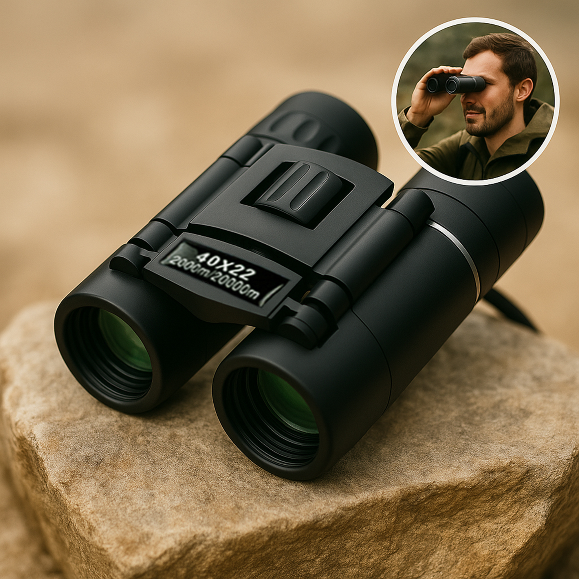 Falkenglas – Fernglas Vogelbeobachtung | HD-Optik Rutschfestes Design | Wasserdicht & Leicht für Outdoor-Abenteuer