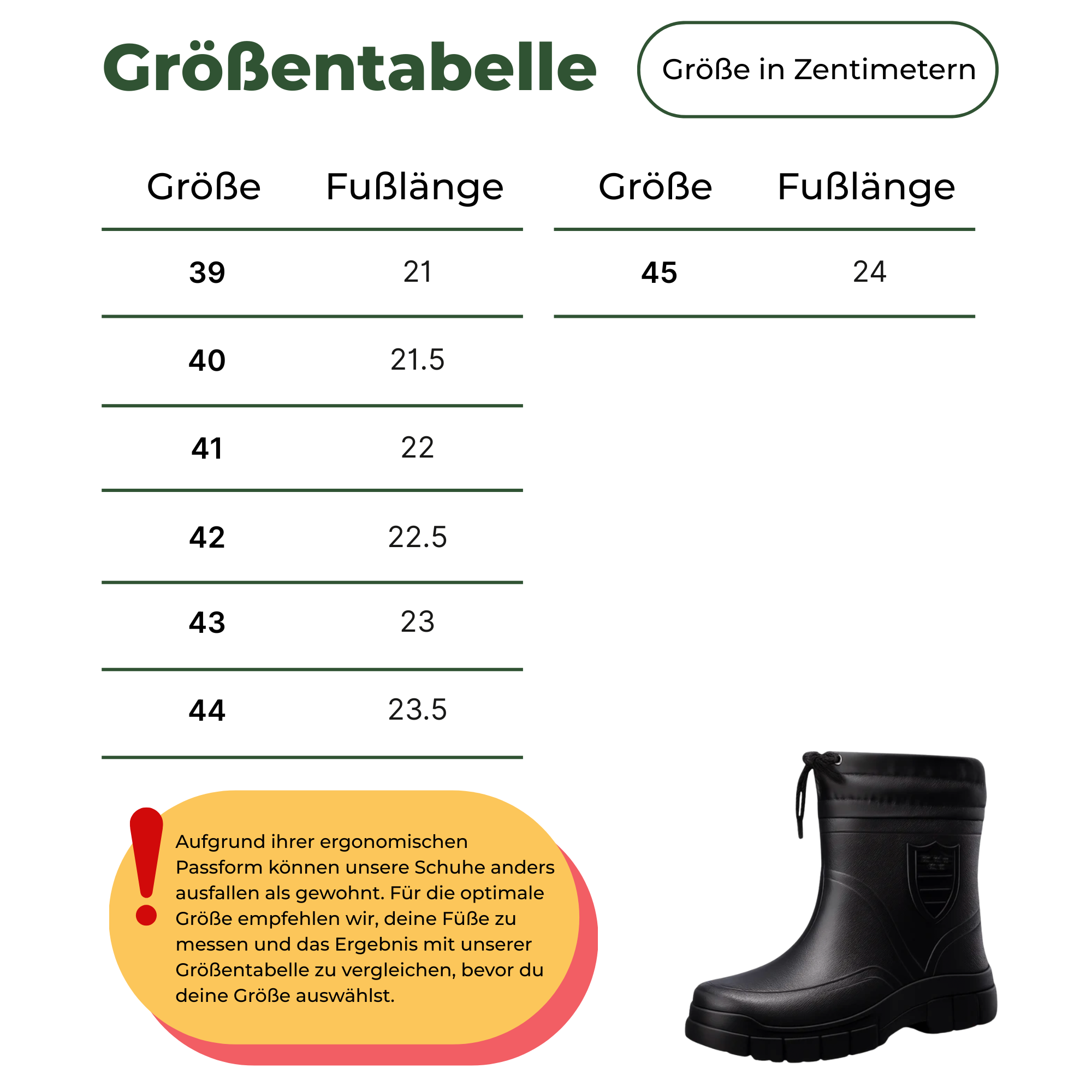RainMate – Thermo Regenstiefel | rutschfest Thermo‑Futter | Outdoor Damen