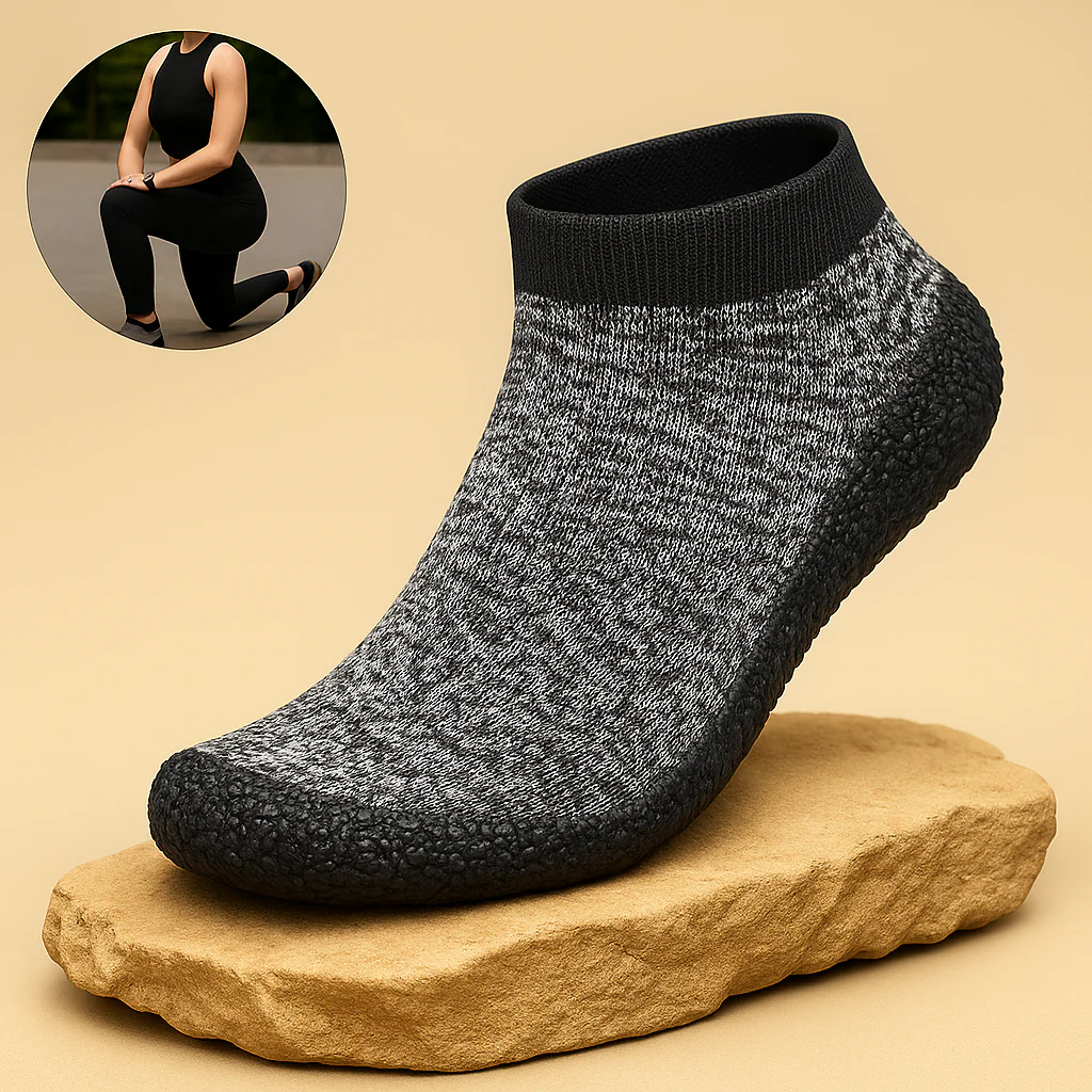 SockEase – Sockenschuhe Barfußgefühl | rutschfest atmungsaktiv | Alltag Reisen Fußkomfort